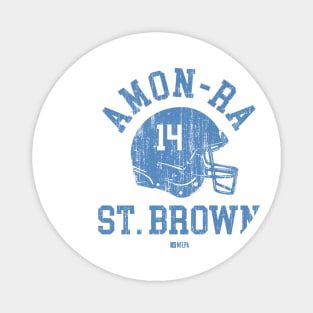 Amon-Ra St. Brown Detroit Helmet Font Magnet